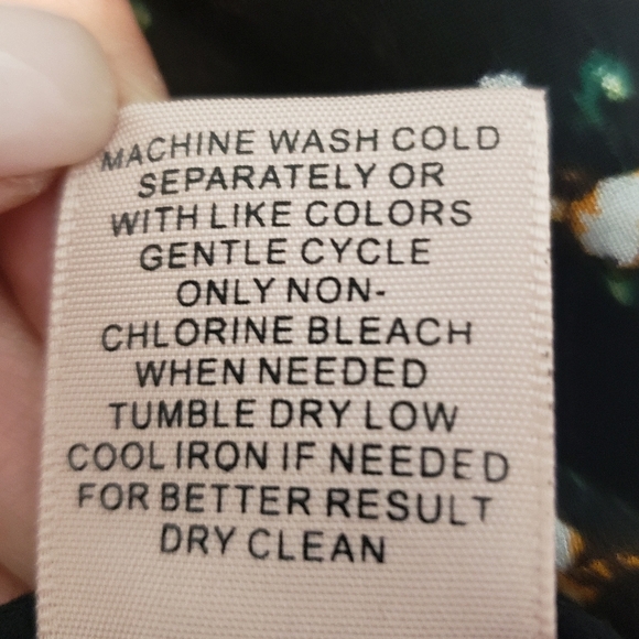 Philosophy Woman Viscose Floral Print Blouse Black Yellow White Size 3X - Picture 16 of 16